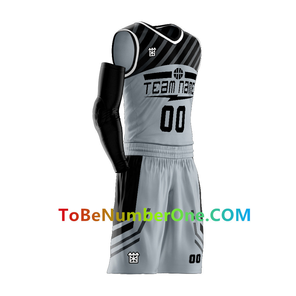 Customize High Quality basketball Team Uniforms for men youth kids team sport uniforms with your team name , logo, player and number. B026