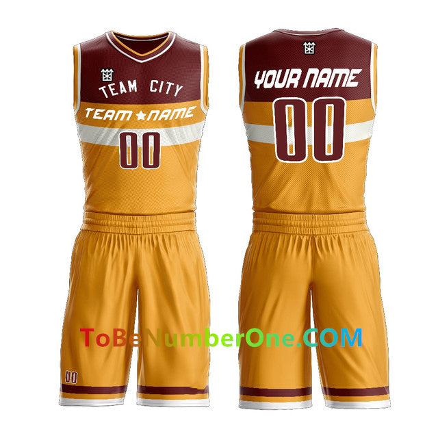 Custom Full Sublimated Basketball Set Tops and shorts - Make Your OWN Jersey Team Uniforms B035