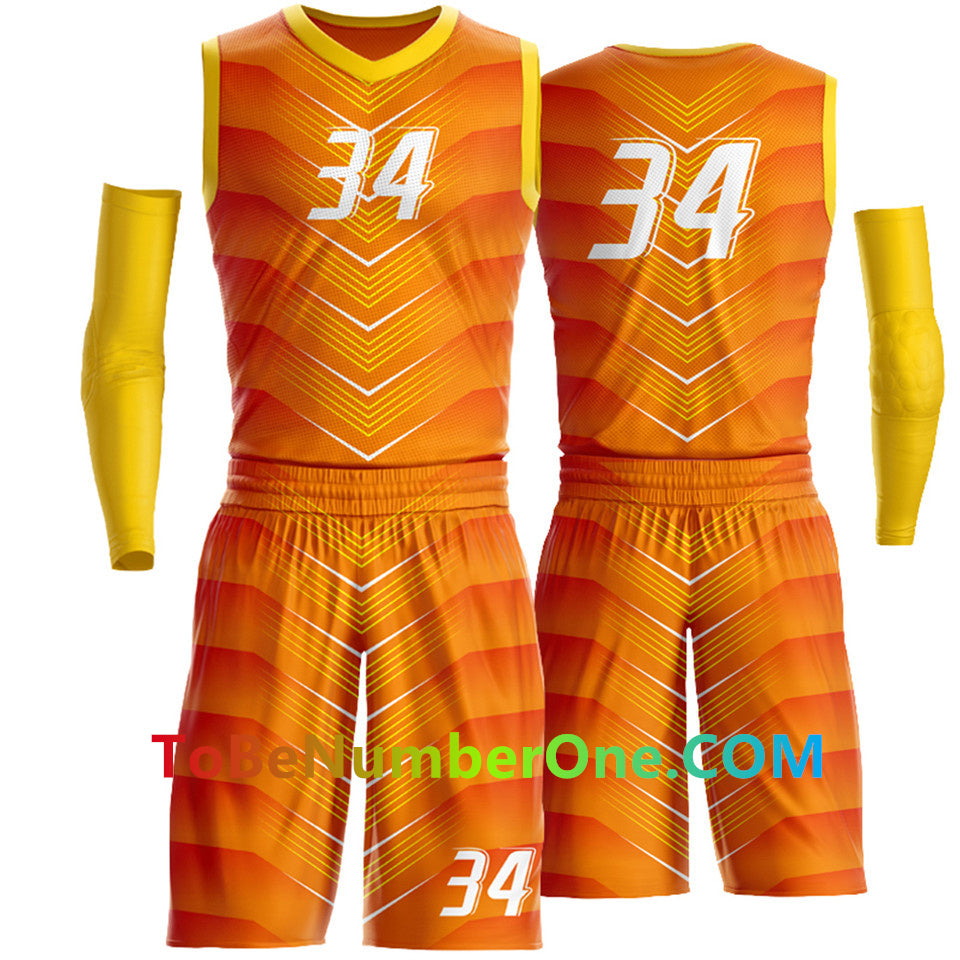 Custom Full Sublimated Basketball Set Tops and shorts - Make Your OWN Jersey - Personalized Team Uniforms B027