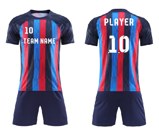 Customize 22/23 FC Club Blank Football jerseys & shorts print Any Name and Number, Quick-drying Sport training jerseys