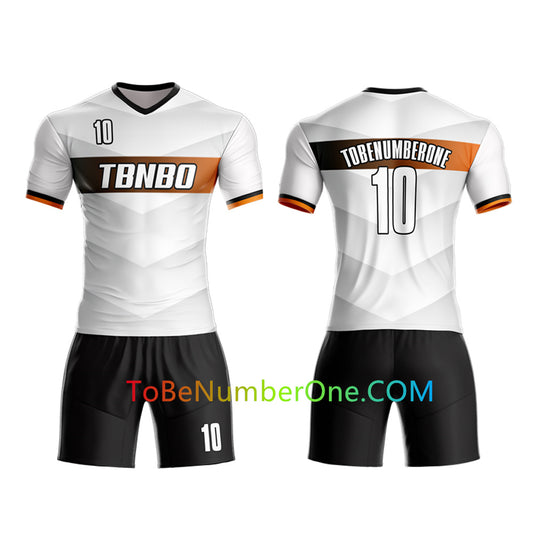 Custom Soccer Jersey & Shorts Club Team (Home and Away) Personalized Soccer Jersey Kits for Adult Youth add Any Name and Number Custom Football Jersey S101