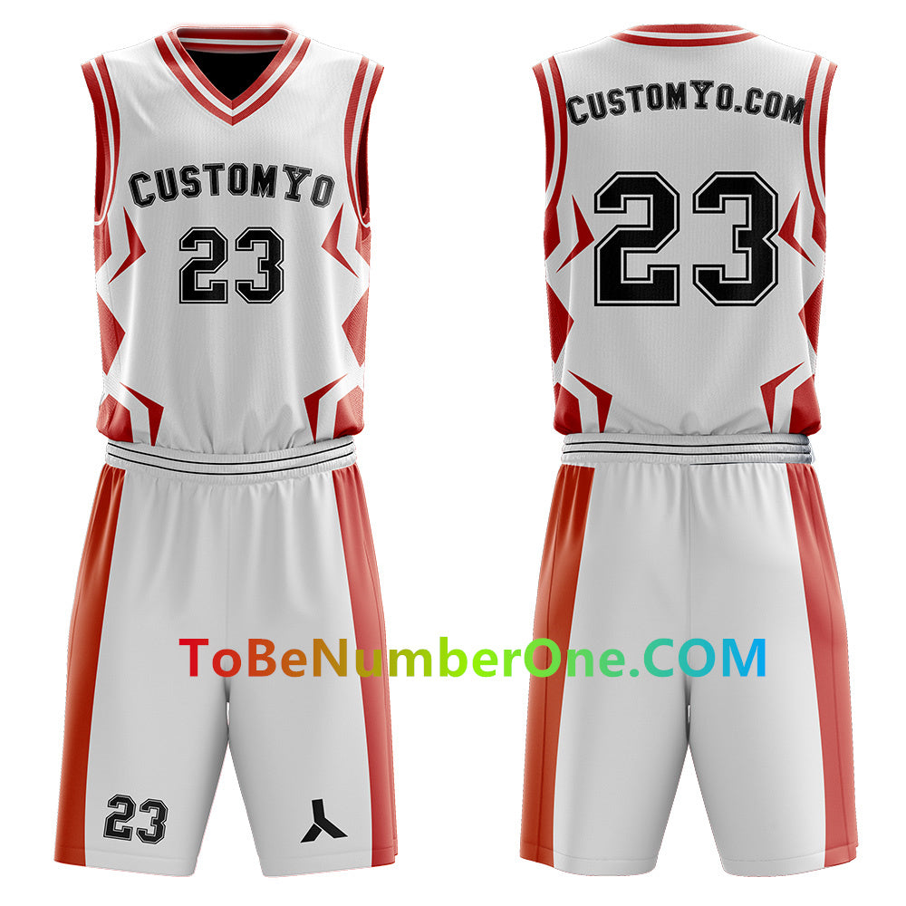 Customize High Quality basketball Team Uniforms for men youth kids team sport uniforms with your team name , logo, player and number. B041