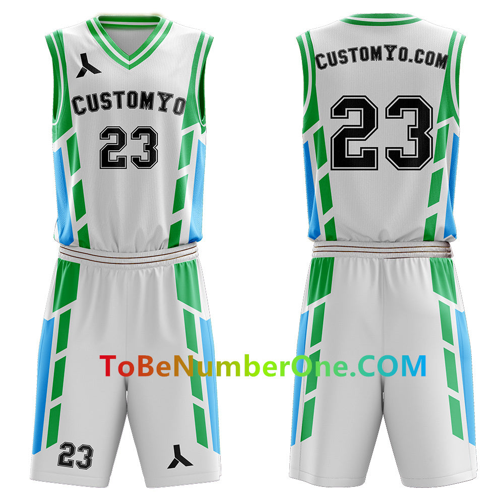 Customize High Quality basketball Team Uniforms for men youth kids team sport uniforms with your team name , logo, player and number. B040