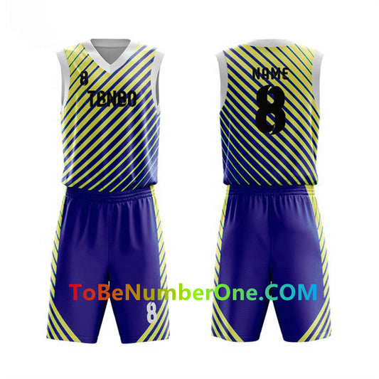 Custom Full Sublimated Basketball Set Tops and shorts - Make Your OWN Jersey Team Uniforms B036