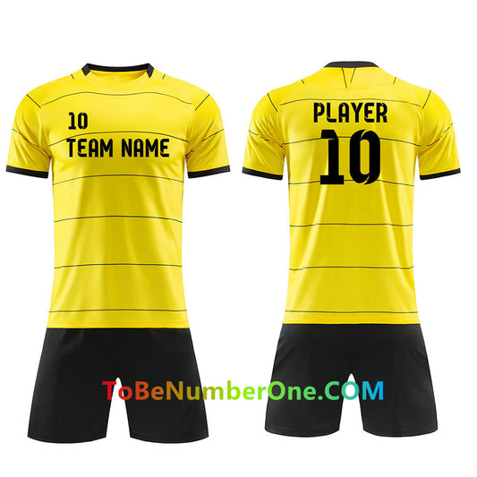 Customize Football Team jerseys & shorts print Any Name and Number instock uniforms S147