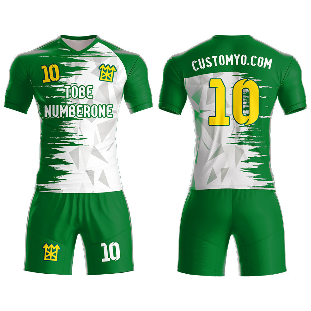 Custom new design Soccer Jersey & Shorts Club Team Personalized Soccer Jersey Kits for Adult Youth add Any Name and Number Custom Football Jersey S121