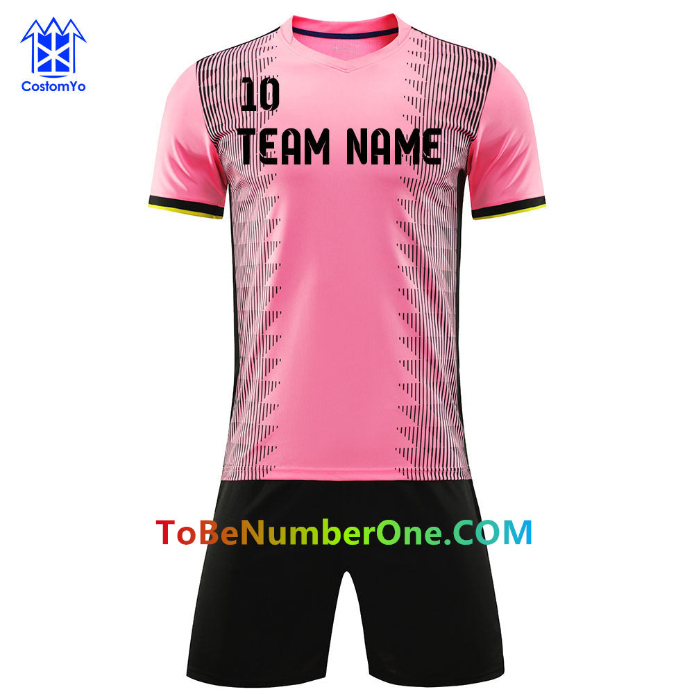 Customize sports uniforms print Any Name and Number instock uniforms S128 pink jerseys