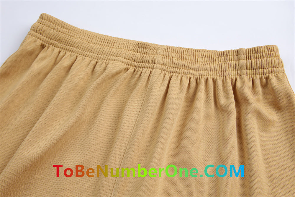 Customize 22/23 FC Club Blank Football jerseys & shorts Quick-drying Sport training brown uniforms