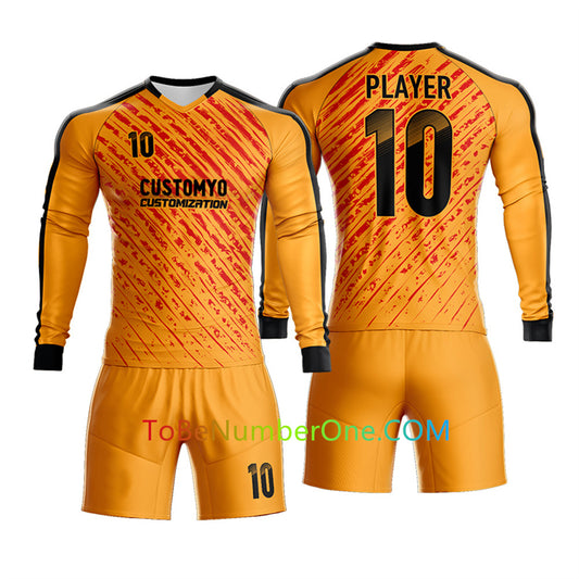 customize create your own soccer Goalkeeper jersey with your logo , name and number ,custom kids/men's jerseys&shorts GK26