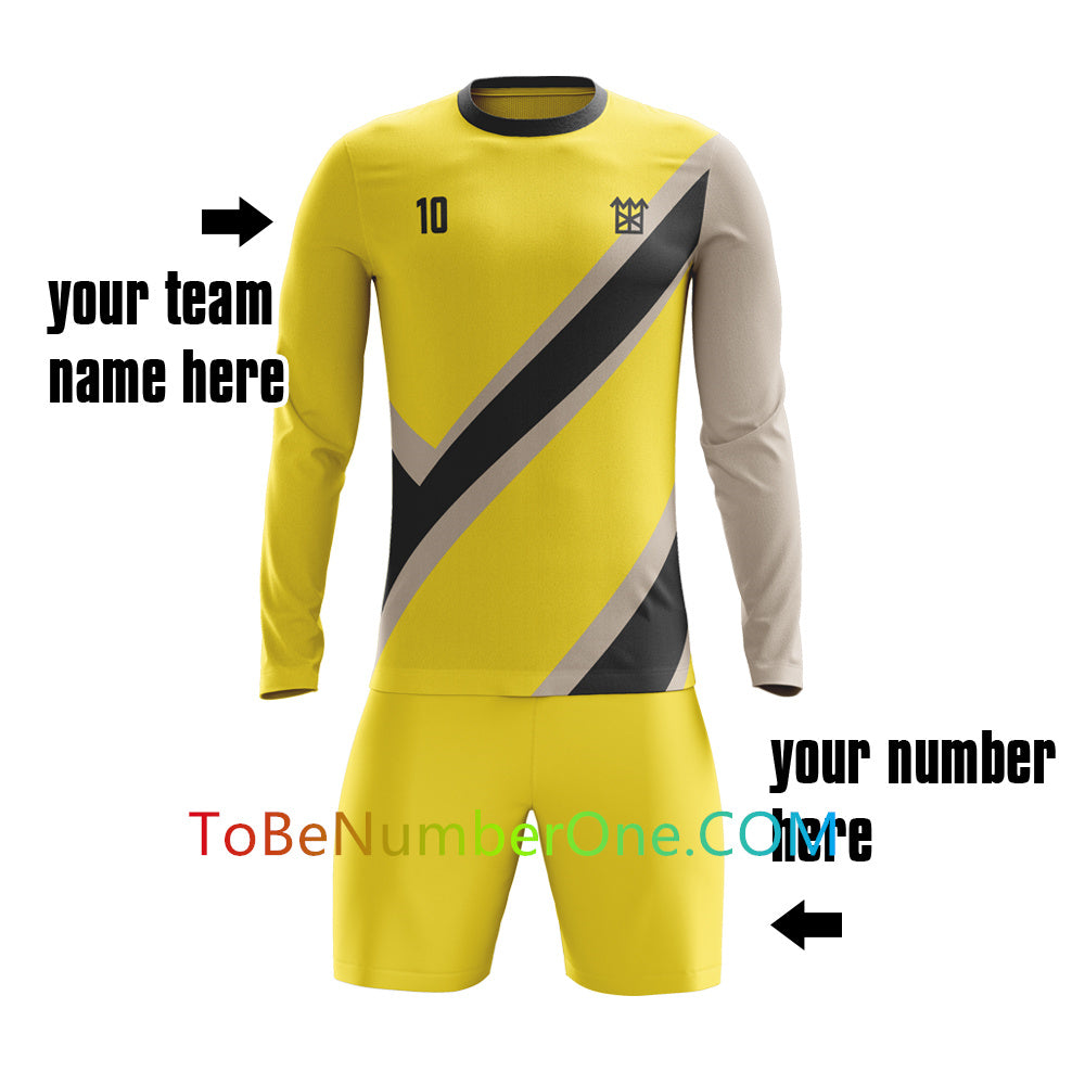 customize create your own soccer Goalkeeper jersey with your logo , name and number ,custom kids/men's jerseys&shorts GK07