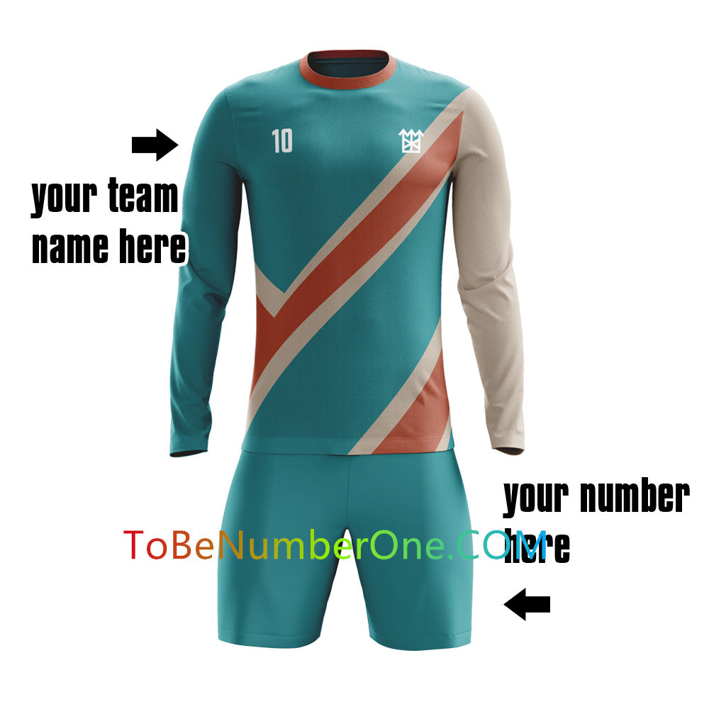 customize create your own soccer Goalkeeper jersey with your logo , name and number ,custom kids/men's jerseys&shorts GK07