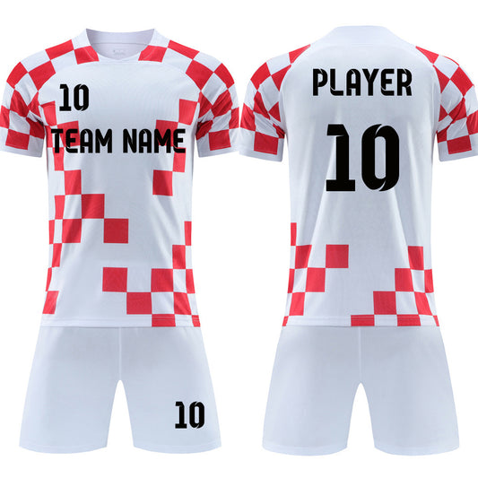 Custom 22-23 Croatia Home jerseys blank unifroms print Any Name and Number instock Quick-drying uniforms S303