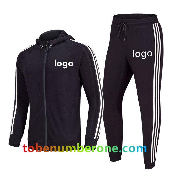 Custom Team Hoodies Tracksuit with Logo and team Name, Men&kids Athletic Tracksuit
