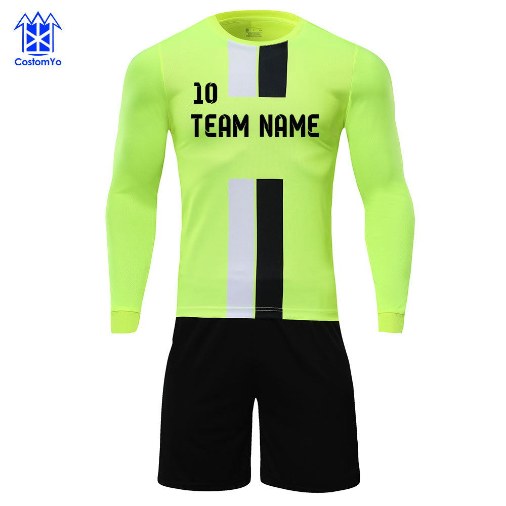 Customize Goalkeeper jerseys & shorts print Any Name and Number instock uniforms S134, 5color jerseys