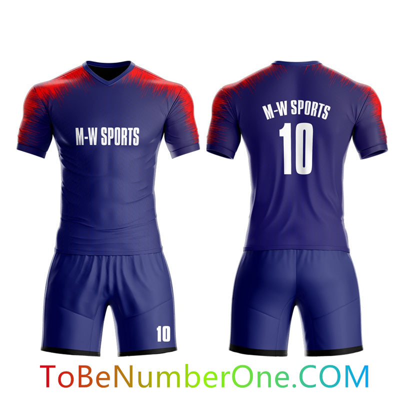 Custom Soccer Jerseys sets Full Sublimated Team name Player Names,Logo and Numbers S21