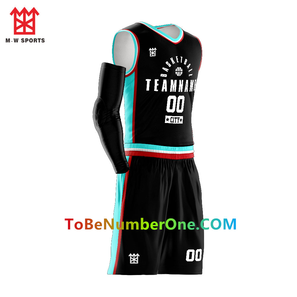 Customize High Quality basketball Team Uniforms for men youth kids team sport uniforms with your team name , logo, player and number. B005