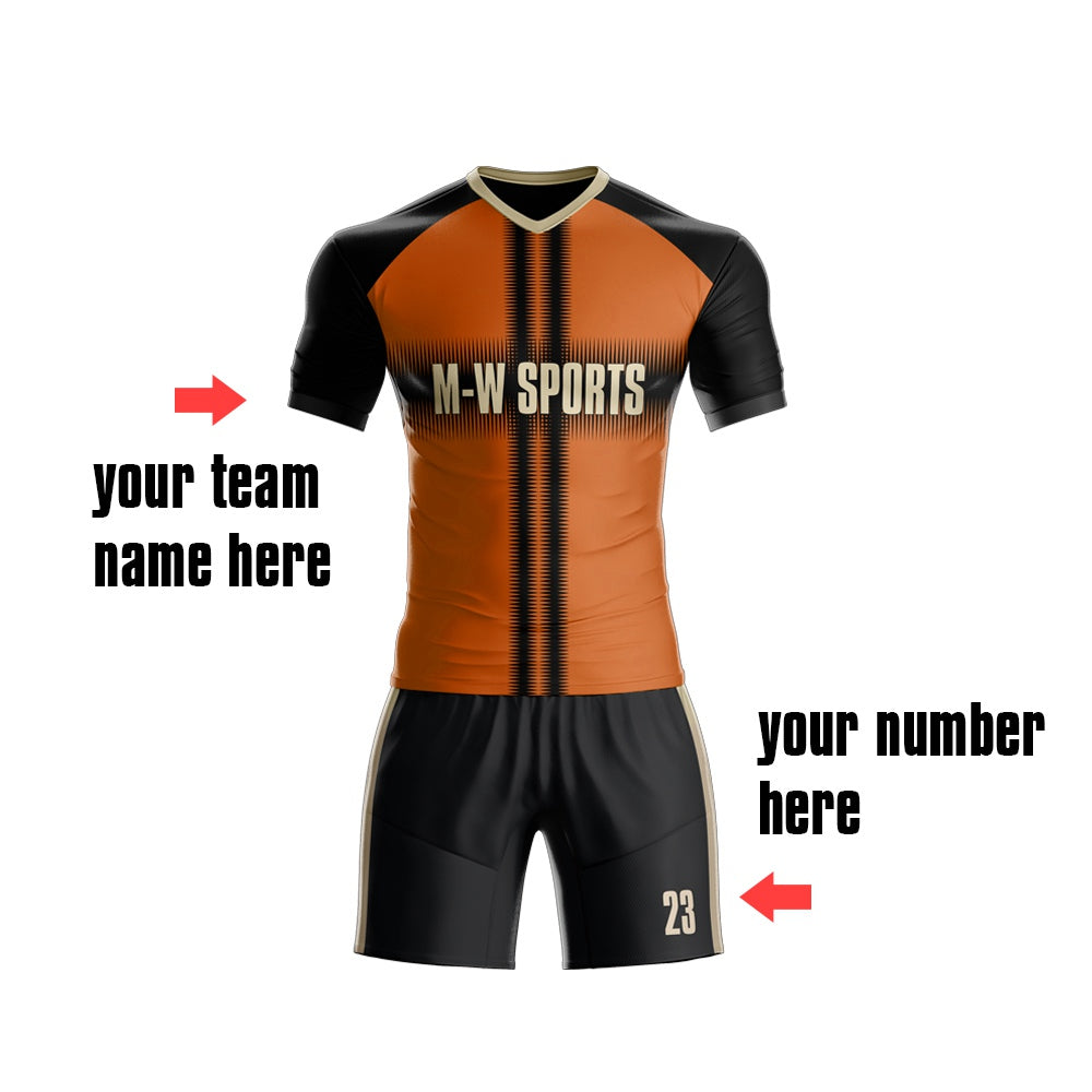 Custom kids/men's team uniforms with Any Name & Number  Team logo football Jersey/Short S23
