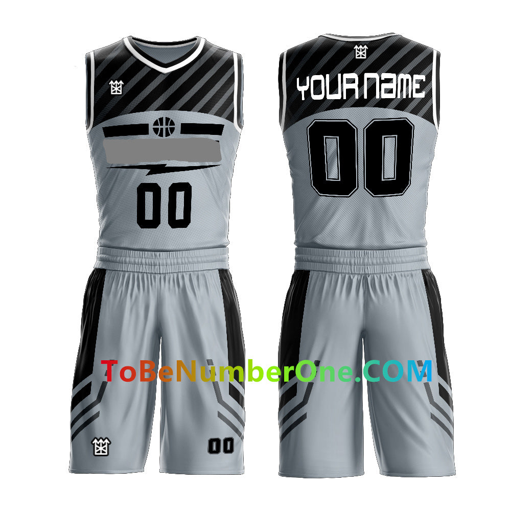 Customize High Quality basketball Team Uniforms for men youth kids team sport uniforms with your team name , logo, player and number. B026