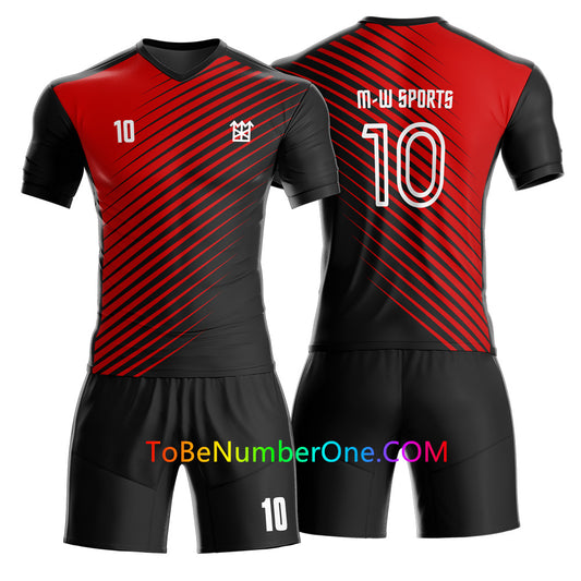 Full Sublimated Custom Soccer team uniforms with YOUR Names, Numbers ,Logo for kids/men S65