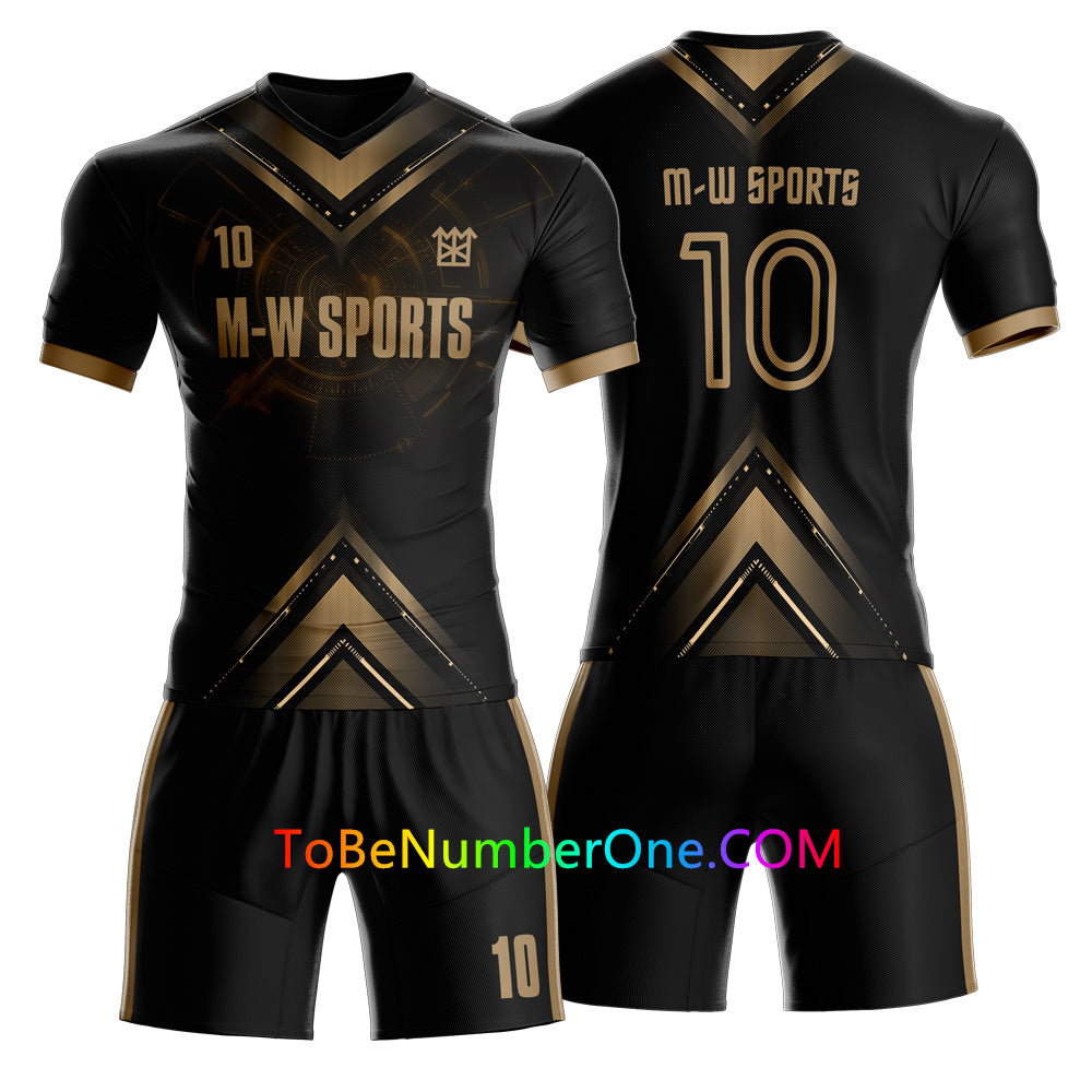 Full Sublimated Custom Soccer team uniforms with YOUR Names, Numbers ,Logo for kids/men S71