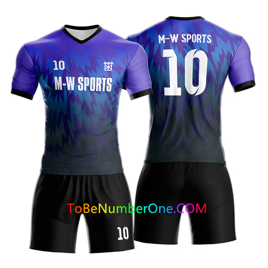 Full Sublimated Custom Soccer team uniforms with YOUR Names, Numbers ,Logo for kids/men S59