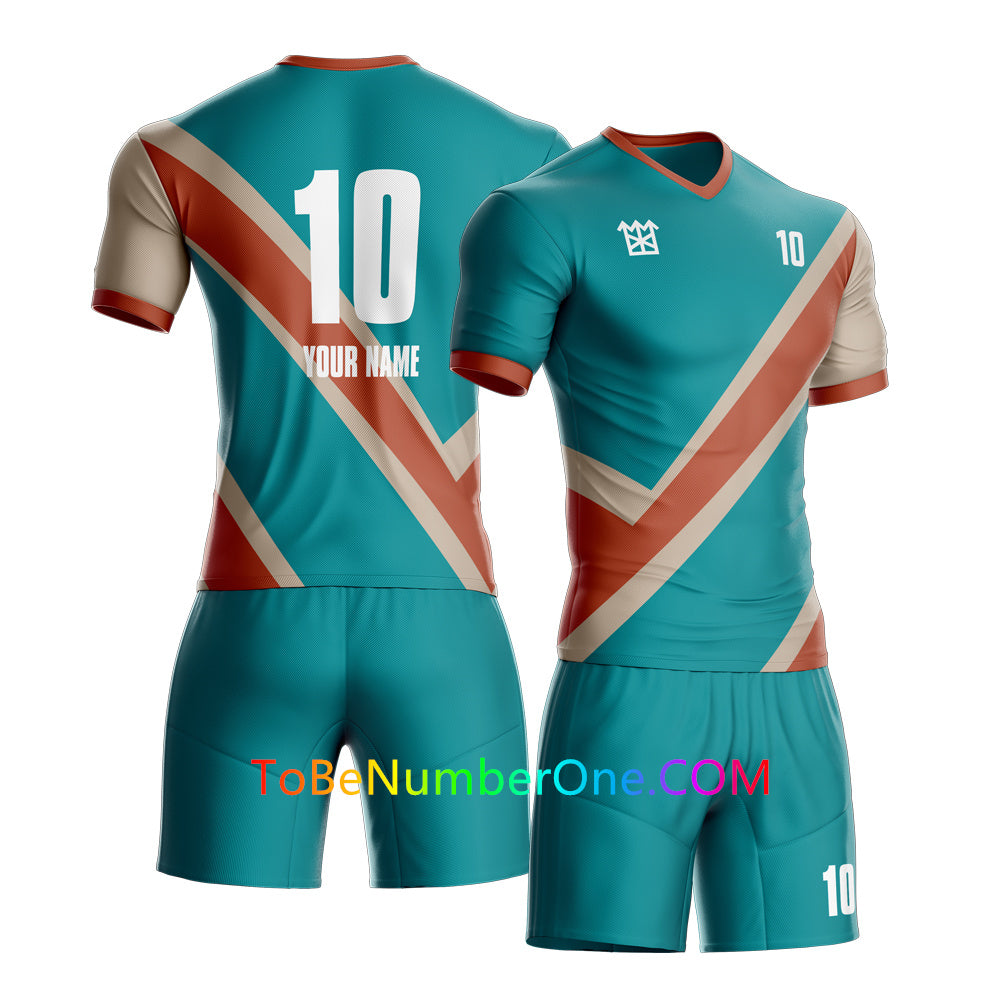 Full Sublimated Custom Soccer team uniforms with YOUR Names, Numbers ,Logo for kids/men S61