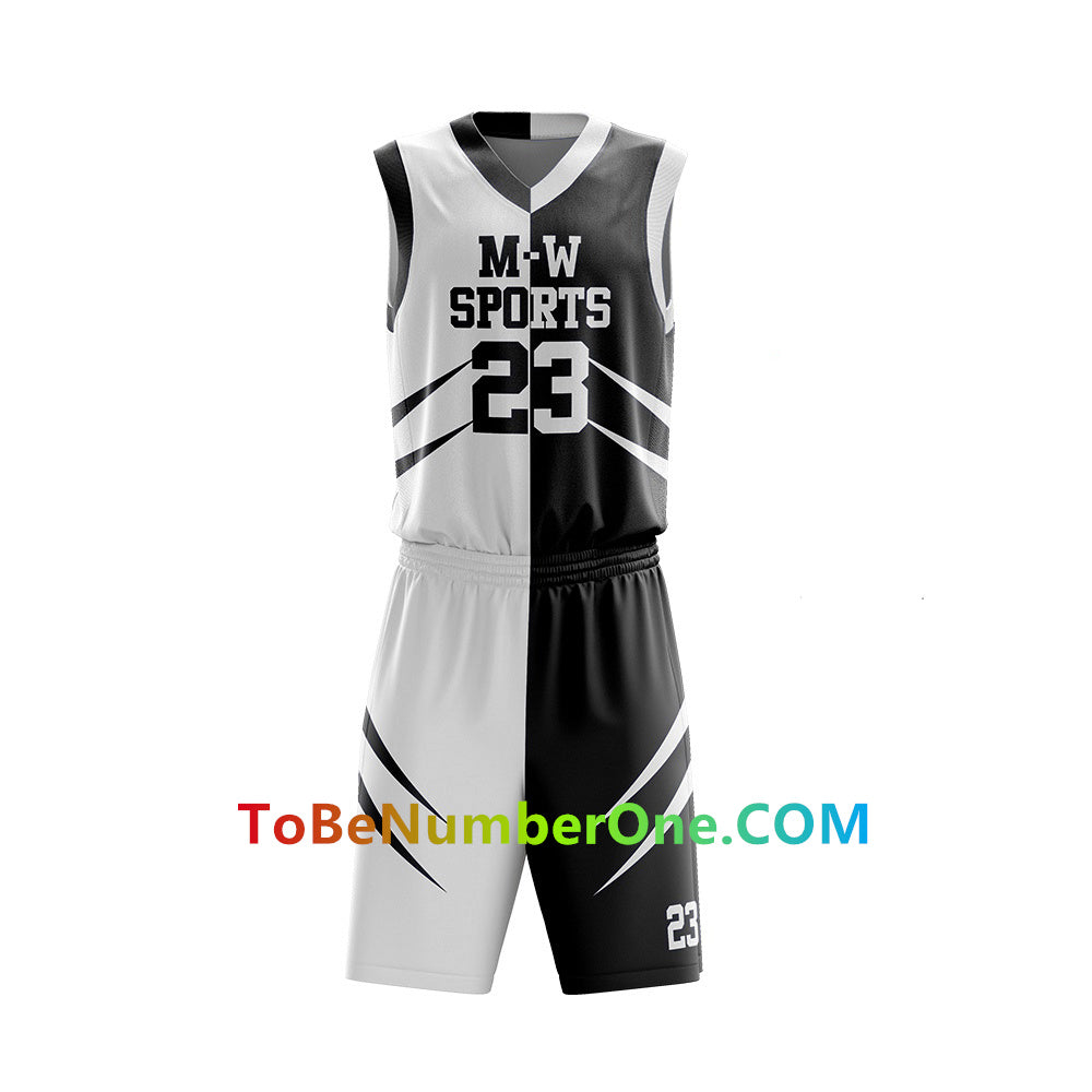 Customize High Quality basketball Team Uniforms for men youth kids team sport uniforms with your team name , logo, player and number. B003