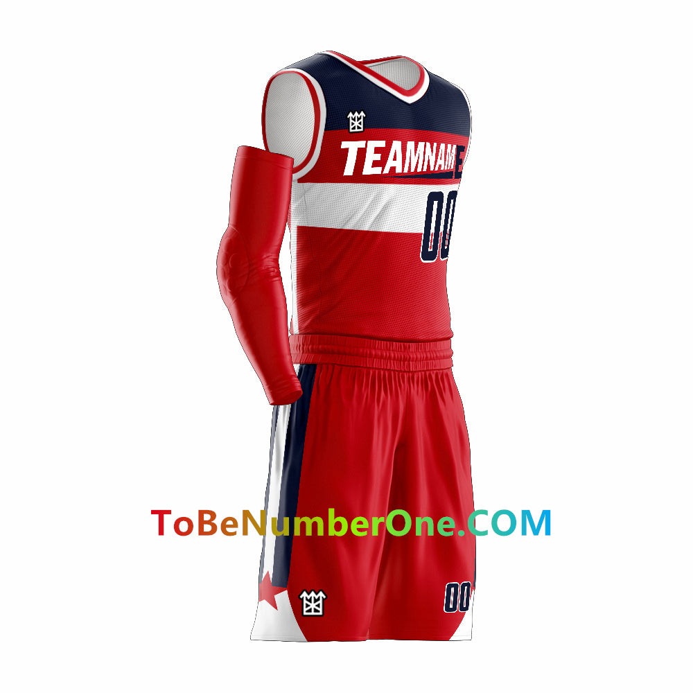 Customize High Quality basketball Team Uniforms for men youth kids team sport uniforms with your team name , logo, player and number. B002
