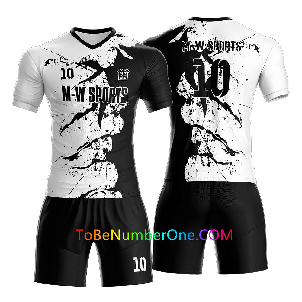 Full Sublimated Custom Soccer team uniforms with YOUR Names, Numbers ,Logo for kids/men S52