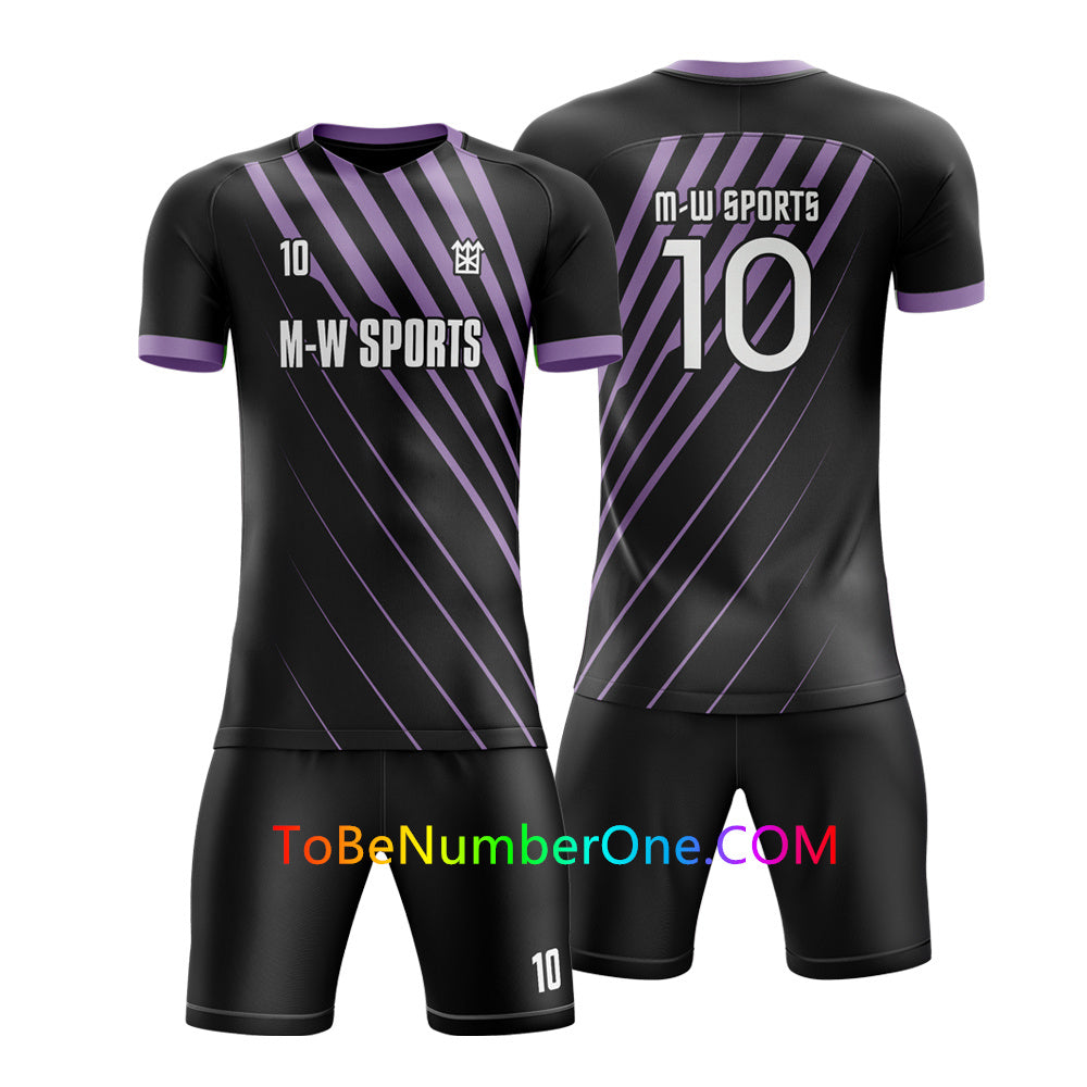 Full Sublimated Custom Soccer team uniforms with YOUR Names, Numbers ,Logo for kids/men S70