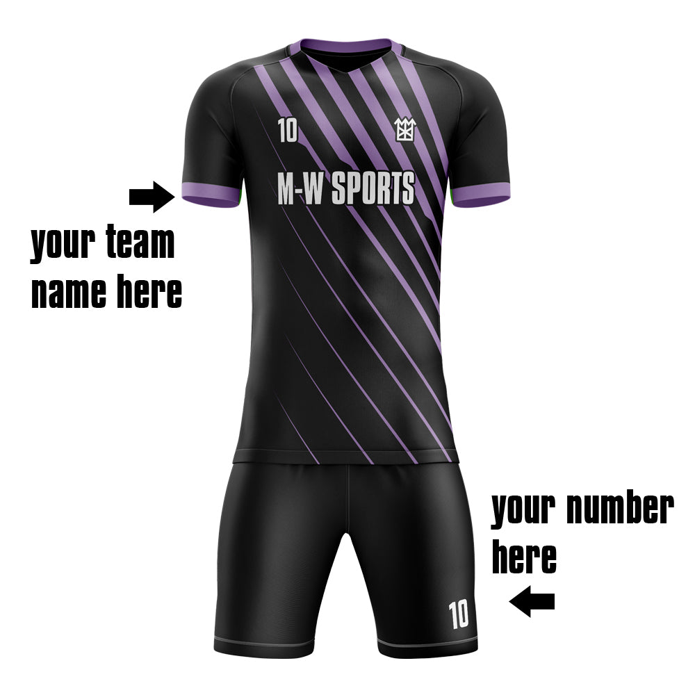 Full Sublimated Custom Soccer team uniforms with YOUR Names, Numbers ,Logo for kids/men S70