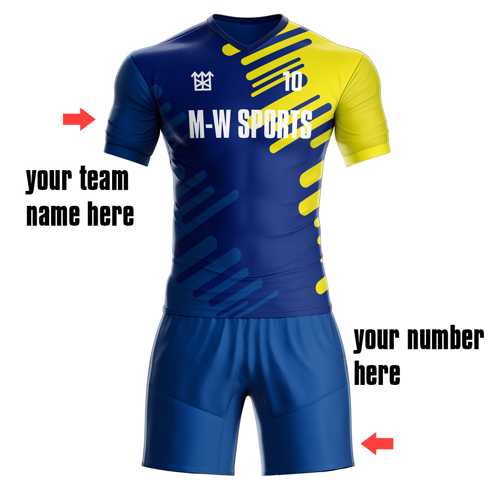 Full Sublimated Custom Soccer team uniforms with YOUR Names, Numbers ,Logo for kids/men S62