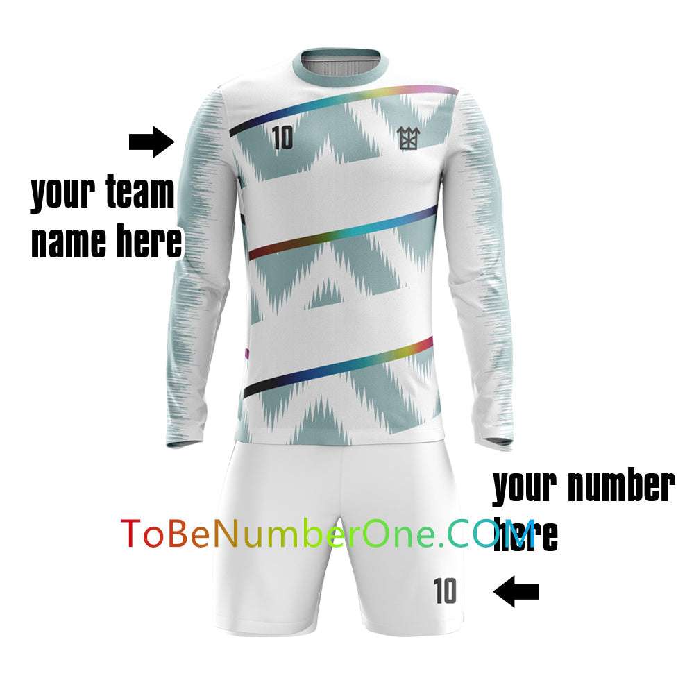 customize create your own soccer Goalkeeper jersey with your logo , name and number ,custom kids/men's jerseys&shorts GK02