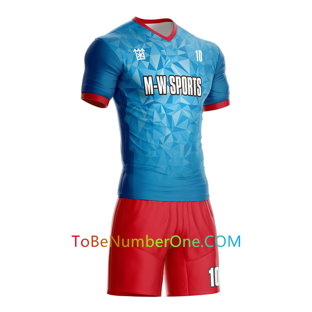 Custom Crystal concept design Soccer Jersey & Shorts Club Team (Home and Away) Personalized Soccer Jersey Kits for Adult Youth add Any Name and Number Custom Football Jersey S98
