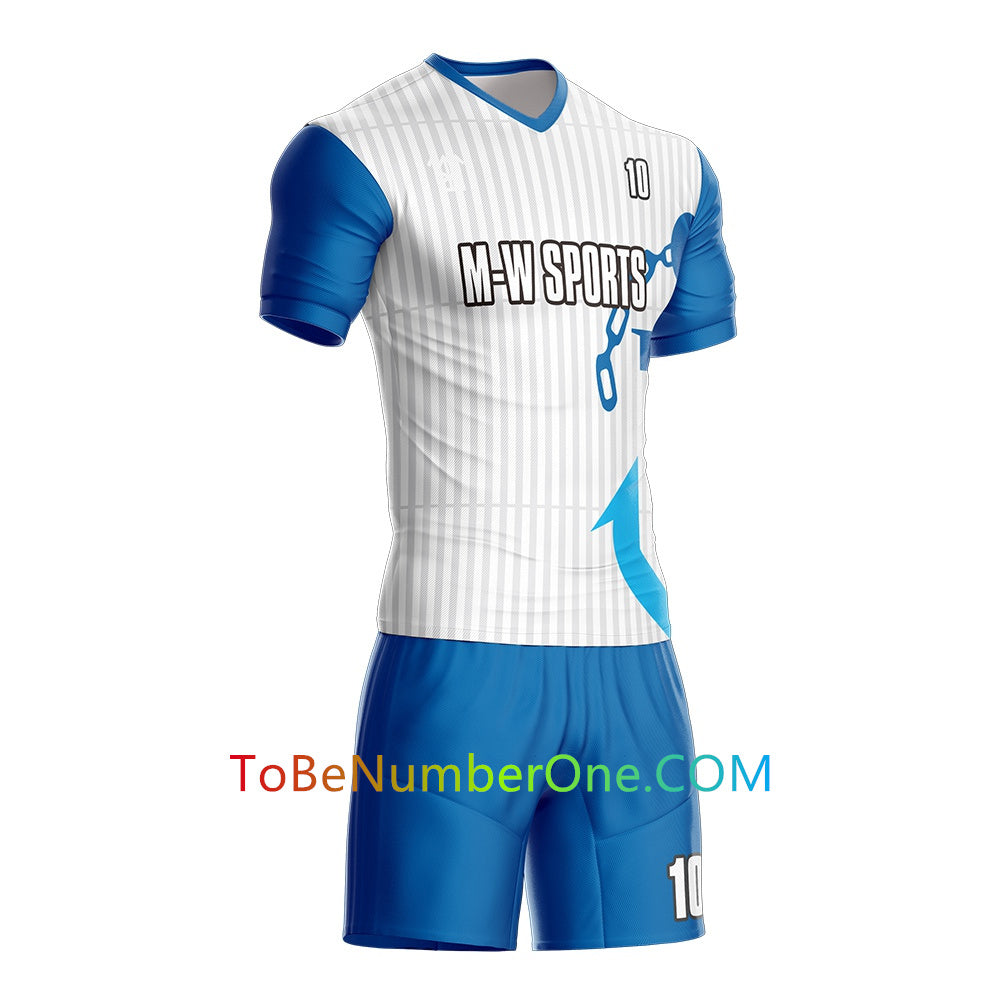 Custom Soccer Jersey & Shorts Club Team (Home and Away) Personalized Soccer Jersey Kits for Adult Youth add Any Name and Number Custom Football Jersey S91
