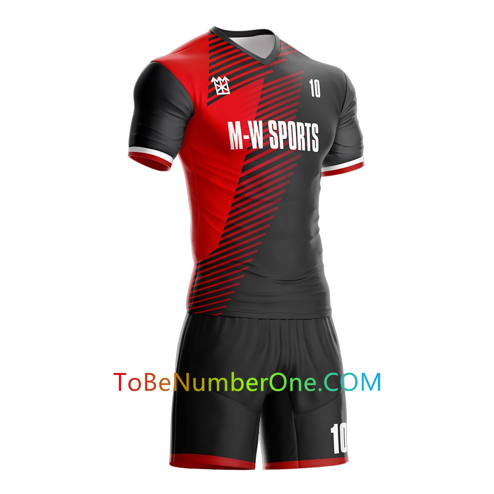 Custom Soccer Jersey & Shorts Club Team (Home and Away) Personalized Soccer Jersey Kits for Adult Youth add Any Name and Number Custom Football Jersey S90