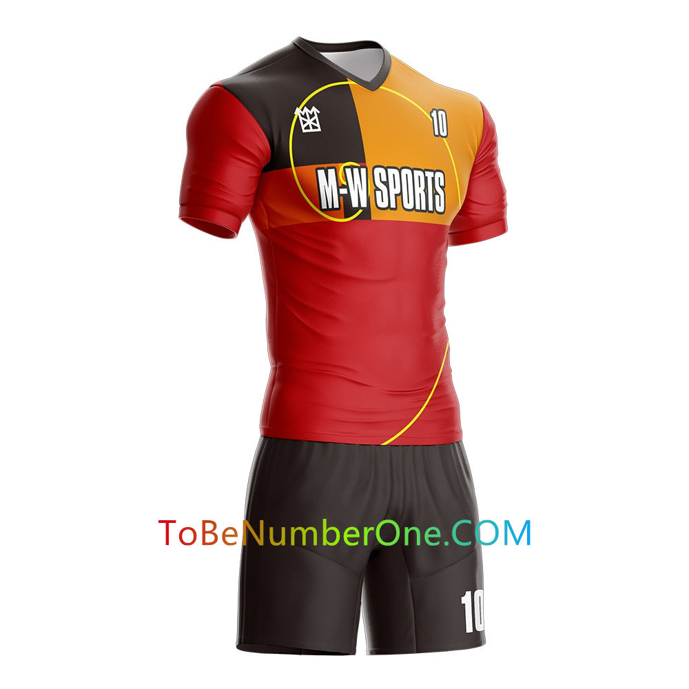 Custom Soccer Jersey & Shorts Club Team (Home and Away) Personalized Soccer Jersey Kits for Adult Youth add Any Name and Number Custom Football Jersey S93