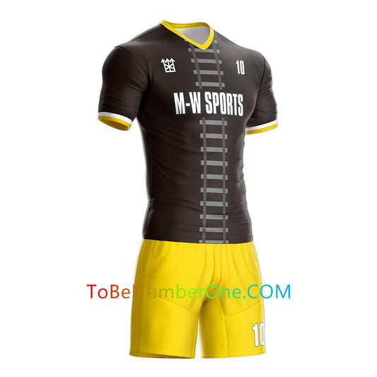 Custom Soccer Jersey & Shorts Club Team (Home and Away) Personalized Soccer Jersey Kits for Adult Youth add Any Name and Number Custom Football Jersey S88