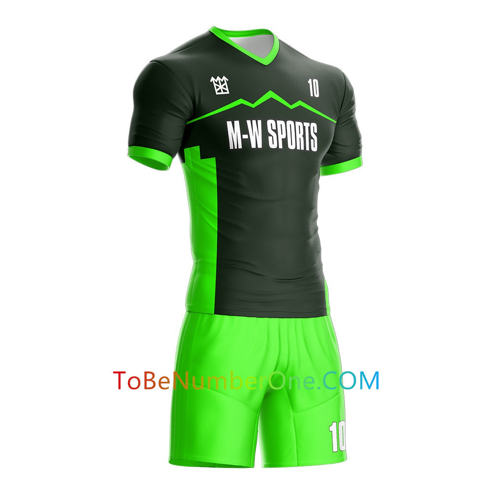 Custom Soccer Jersey & Shorts Club Team (Home and Away) Personalized Soccer Jersey Kits for Adult Youth add Any Name and Number Custom Football Jersey S92