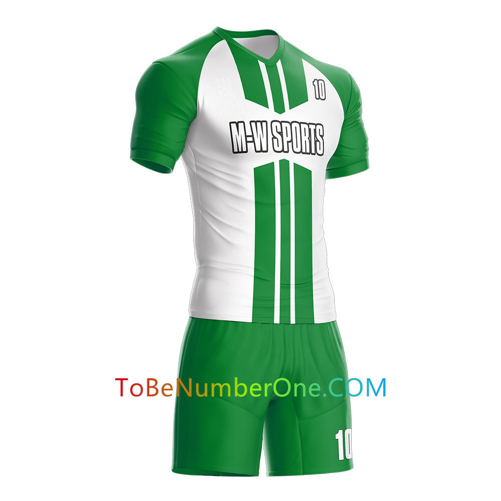 Custom Soccer Jersey & Shorts Club Team (Home and Away) Personalized Soccer Jersey Kits for Adult Youth add Any Name and Number Custom Football Jersey S96
