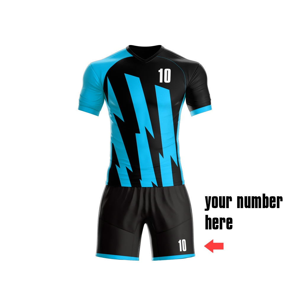 Custom Soccer Jersey & Shorts Club Team (Home and Away) Personalized Soccer Jersey Kits for Adult Youth add Any Name and Number Custom Football Jersey