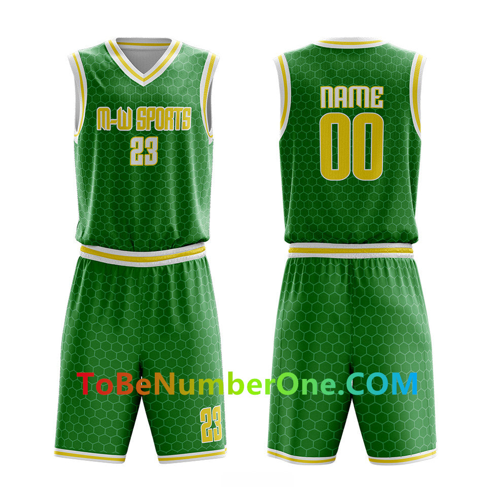 Custom Full Sublimated Basketball Set Tops and shorts - Make Your OWN Jersey - Personalized Team Uniforms B030