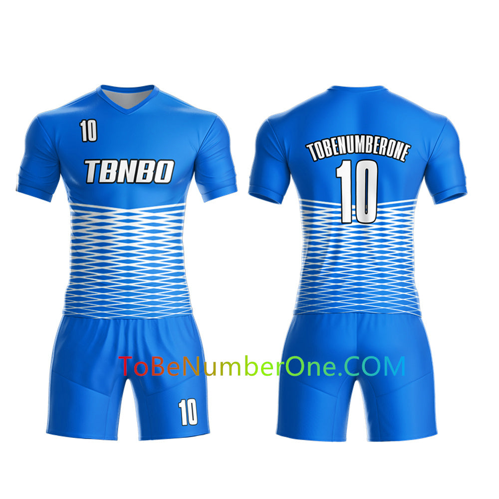 Custom Soccer Jersey & Shorts Club Team (Home and Away) Personalized Soccer Jersey Kits for Adult Youth add Any Name and Number Custom Football Jersey S104