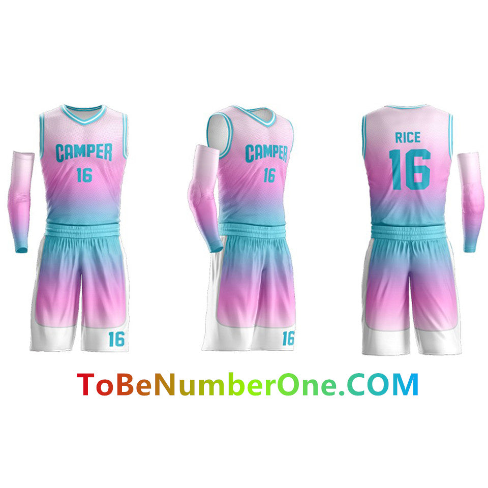 Custom Full Sublimated Basketball Set Tops and shorts - Make Your OWN Jersey - Personalized Team Uniforms B031