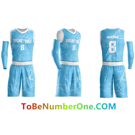 Custom Full Sublimated Basketball Set Tops and shorts - Make Your OWN Jersey - Personalized Team Uniforms B032