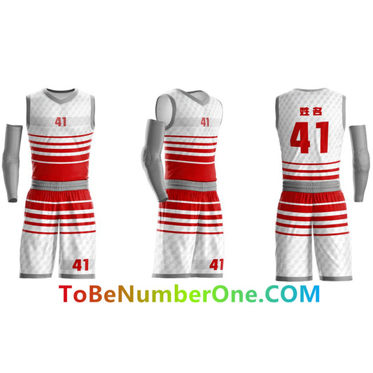 Custom Full Sublimated Basketball Set Tops and shorts - Make Your OWN Jersey - Personalized Team Uniforms B028