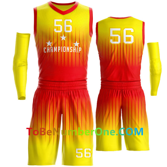 Custom Full Sublimated Basketball Set Tops and shorts - Make Your OWN Jersey - Personalized Team Uniforms B026