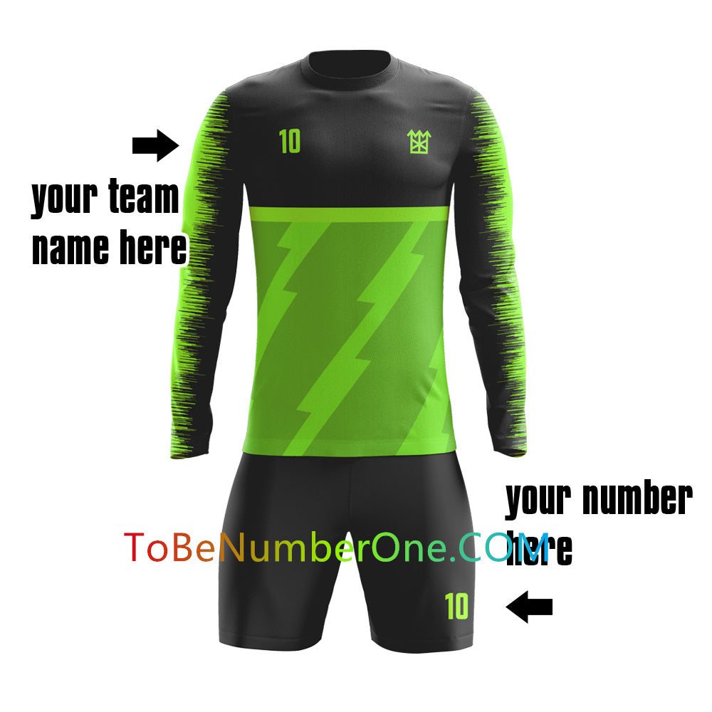 customize create your own soccer Goalkeeper jersey with your logo , name and number ,custom kids/men's jerseys&shorts GK03