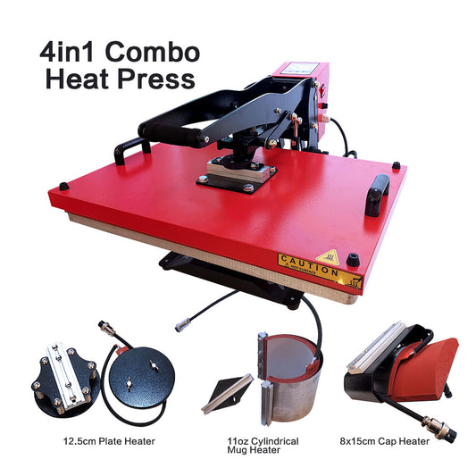 Combo Heat Press Machine SNY-008E (4 in 1)(5 in 1)(6 in 1)(8 in 1)(12 in 1)