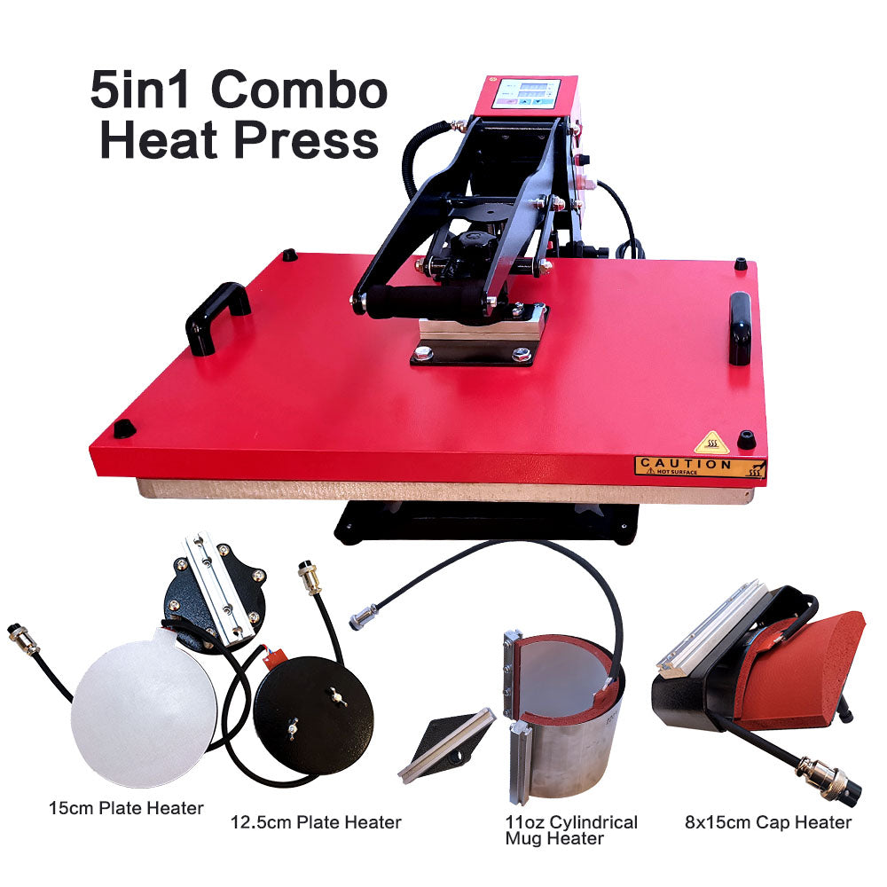 Combo Heat Press Machine SNY-008E (4 in 1)(5 in 1)(6 in 1)(8 in 1)(12 in 1)